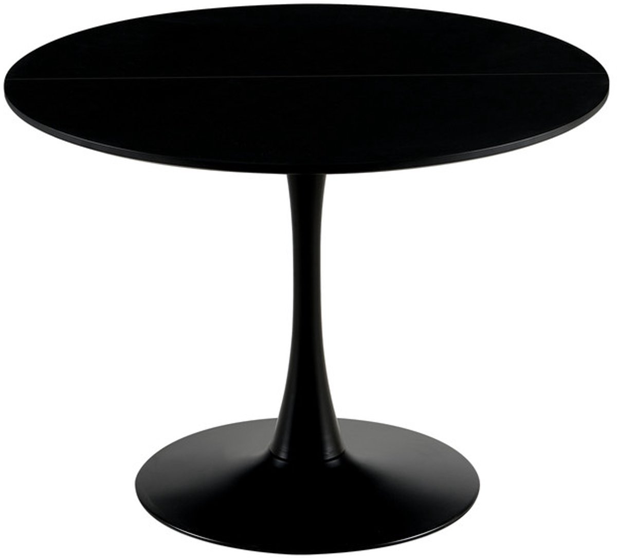 EGGREE Scandinavische moderne ronde eettafel - voor 2-4 personen - diameter 100 cm - Tweed