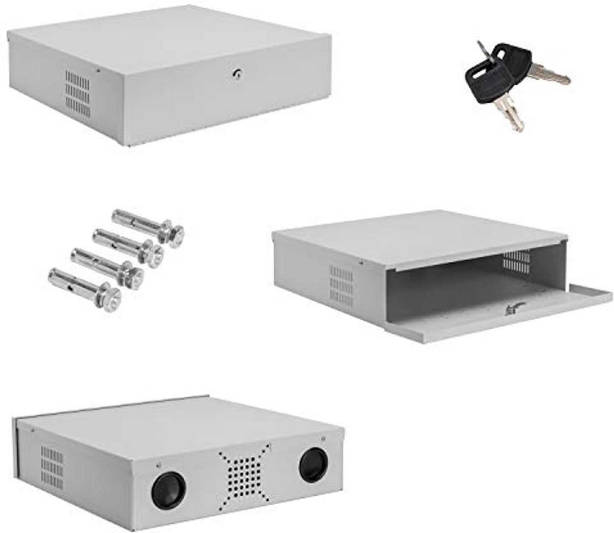 Afsluitbare DVR NVR CCTV Kluis - Veilige Bevestiging voor Beveiligingssystemen