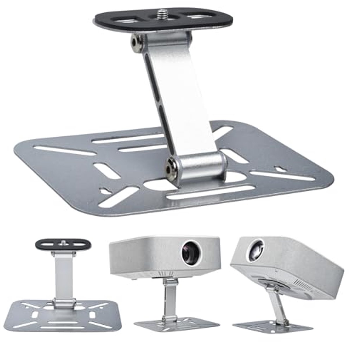 Multifunctionele Projectorhouder voor Wand- en Plafondmontage - 360 Graden Draaibaar