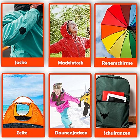 Waterdichte zelfklevende nylon reparatiepatch - 40 x 200 cm voor kleding, tenten en slaapzakken — afbeelding 2