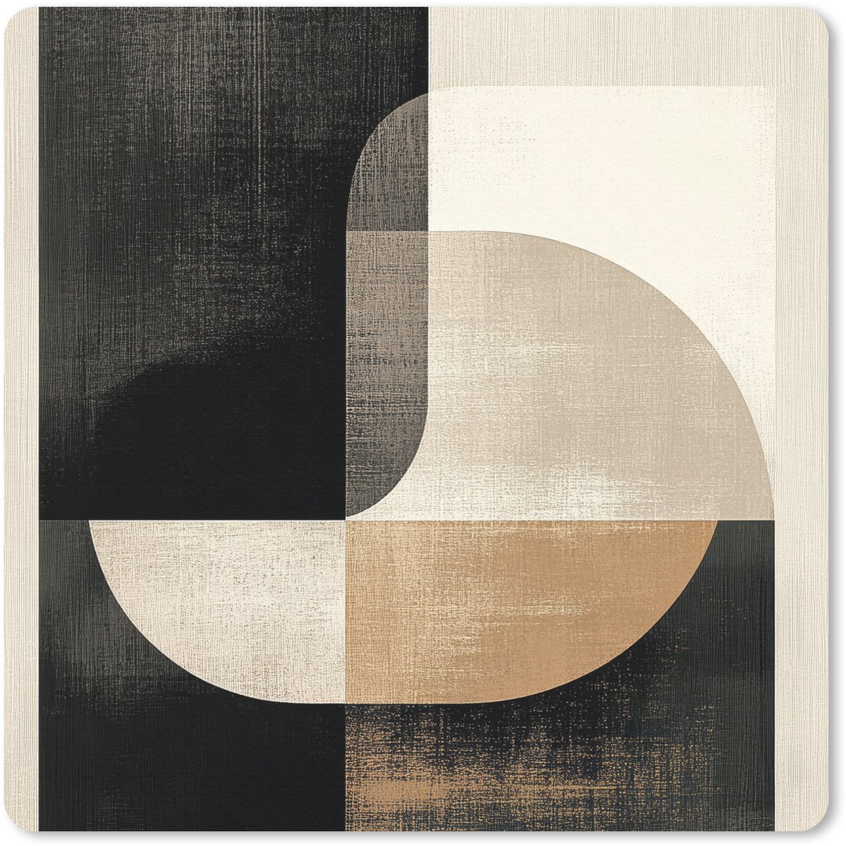 Muismat 30x30 cm - Mousepad Modern - Vierkant - Vormen - Muismatten