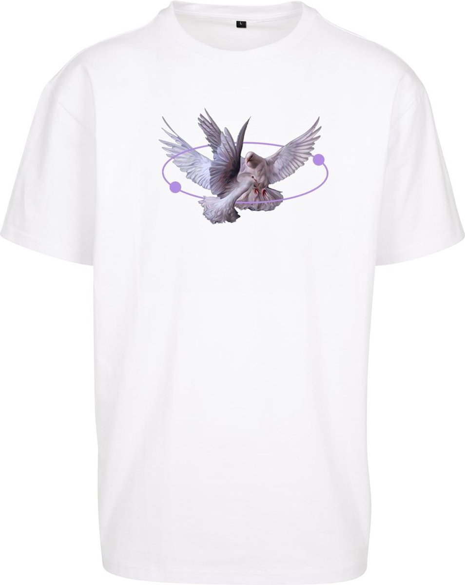Mister Tee Vive la Liberte Oversize Heren T-shirt 3XL Wit