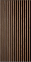 Panneau acoustique Homestyle4u - 60x120 cm - noyer - 1 pièce