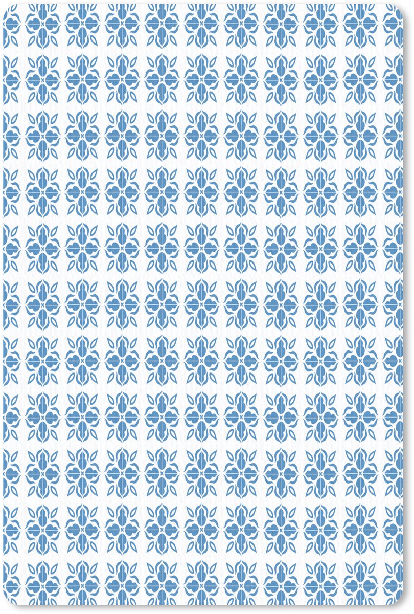 Muismat 18x27 cm - Mousepad Zee - Sfeer - Blauw - Wit - Muismatten