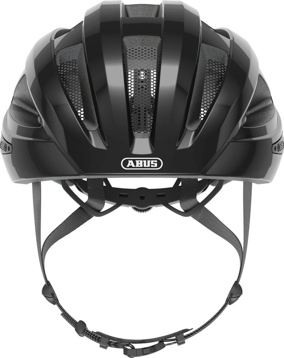 Fietshelm ABUS MACATOR MIPS shiny black M - 52-58 cm - zwart - Geschikt voor gebruik op elektrische fietsen - stadsfietsen - 290 g – foto 8