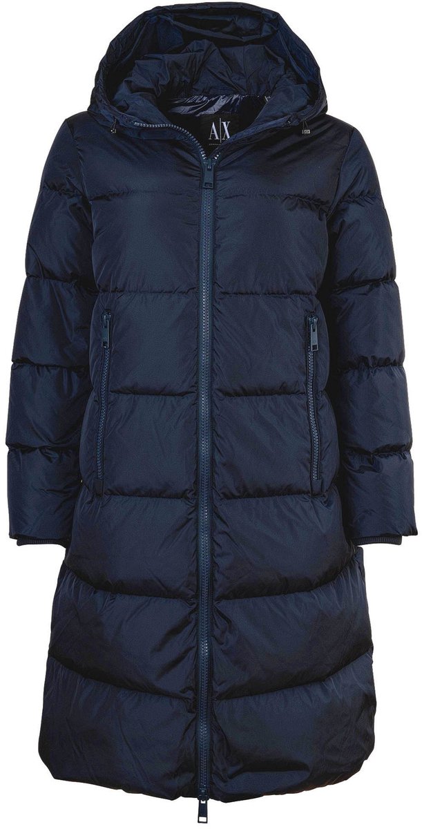 Armani Exchange Gewatteerd jack Blauw