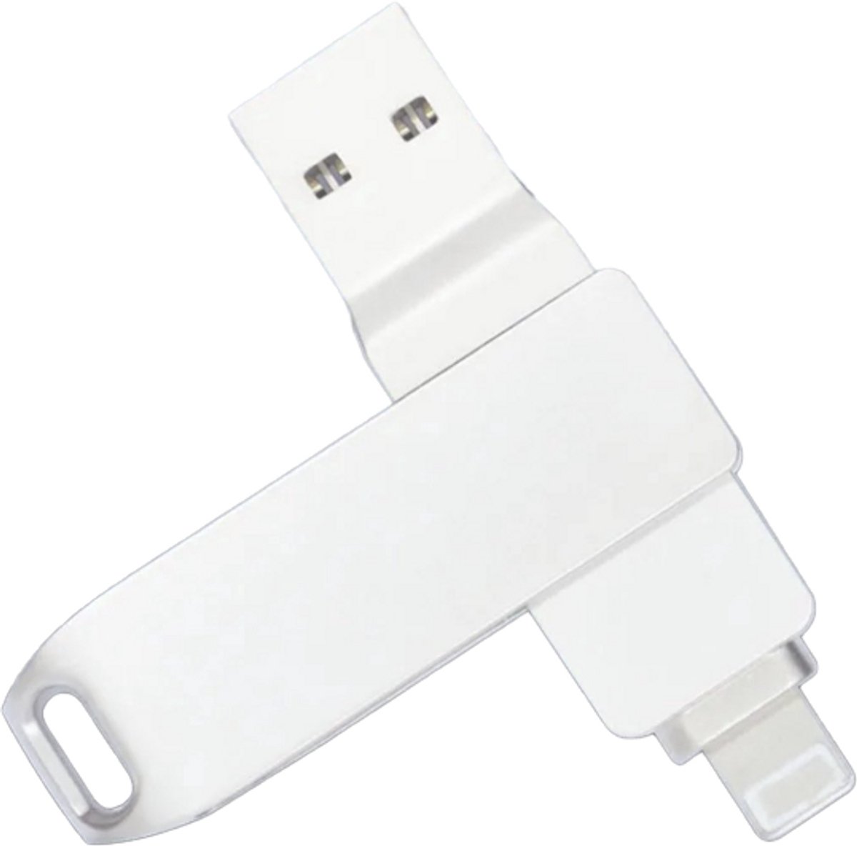 Image of 1TB Telefoon Usb Roteren Usb 3.0 Flash Drive Geschikt Voor IPhone 1TB Met 2 In 1 USB-A Naar Bliksem Interface Usb3.0 Pendrive Geschikt Voor Iphone 11/12/13 /14 Ipad