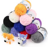 Ledent macramé touw, (1mm, 6 x 65M), dubbel getwist - 100% geregenereerd katoengaren Ledent macramé touw, (1mm, 6 x 65M), dubbel getwist - 100% geregenereerd katoengaren