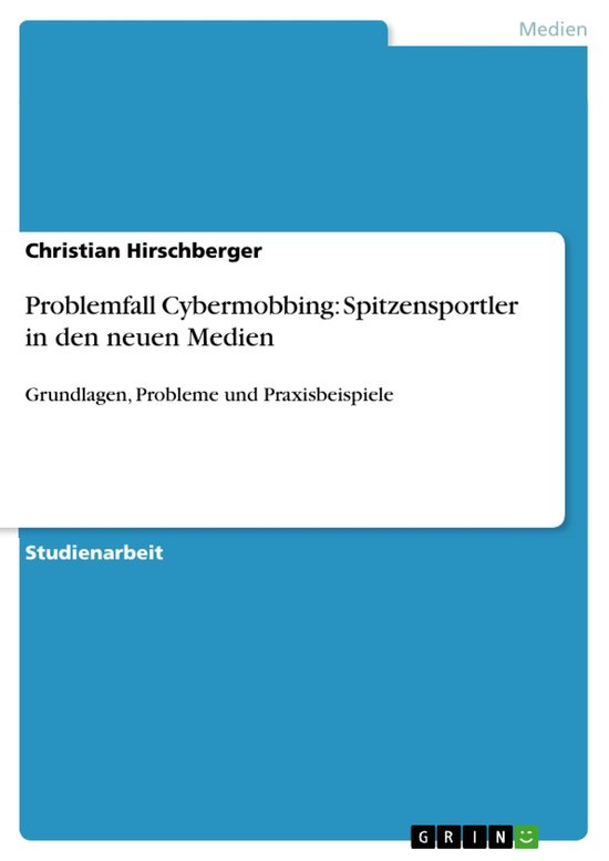 Problemfall Cybermobbing: Spitzensportler in den neuen Medie ... - cover