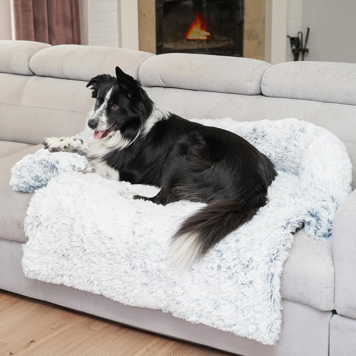 Hondenbed en hondenkussen - 100 x 85 cm - Hondenbank voor kleine, middelgrote en grote honden