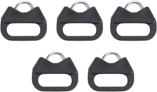 Aatpuss 30 stuks D-ringen, 25 mm D-ringversteller, D-ringgesp van metaal, accessoires voor tasriemen