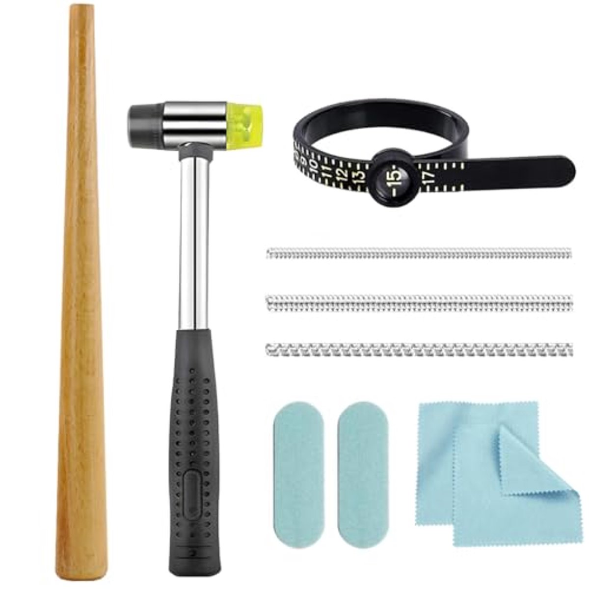 Ringmaat Tool en Vinger Maat Meter voor Ringen Reparatie en Aanpassing