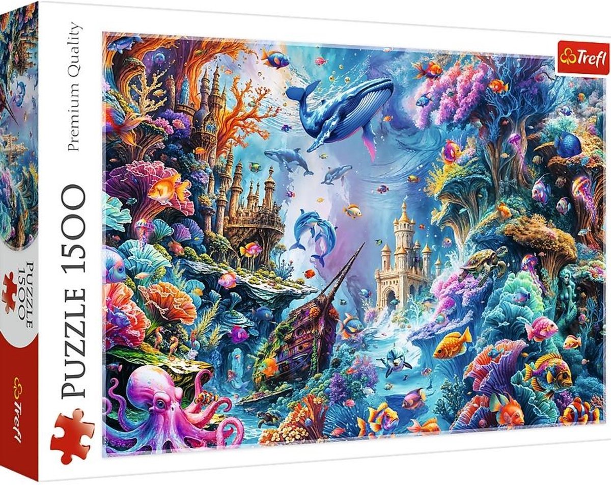 Puzzle Podwodny świat 1500 - Puzzel Onderwaterwereld 1500