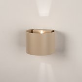Lumidora Wandlamp 75282 - Voor binnen - VEGAS - G9 - Beige - Zand - Metaal