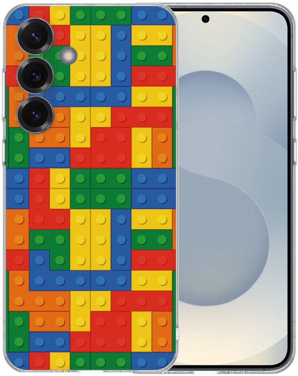 TPU Hoesje Samsung Galaxy S25 - Blokken Backcover