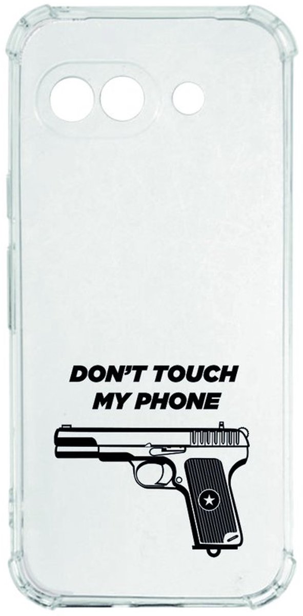 Google Pixel 9a Hoesje - Pistol DTMP TPU Antishock