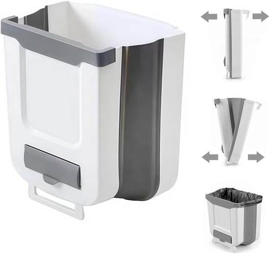 Kastdeur Plastic Mand, Keuken Hangende Prullenbak PP