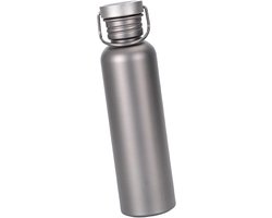 Titanium Bottle Portable, Titanium Water Bottle, Outdoor Activities Portable, Water Boil Kettle Cycling Drinkware, Titanium Sports Bottle, Easy To Use, Suitanle for Camping Travelling