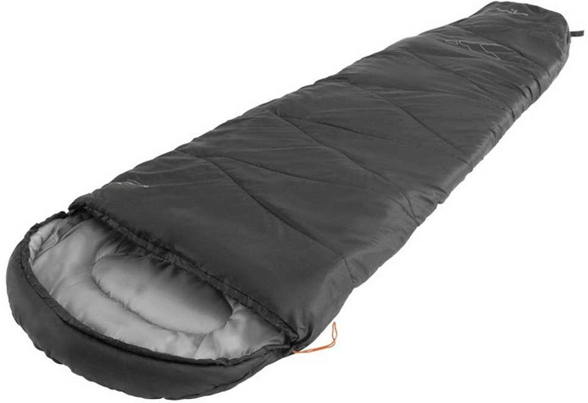 Easycamp Starling Mummy 8°c Slaapzak Zwart Regular / Left Zipper Man,Vrouw