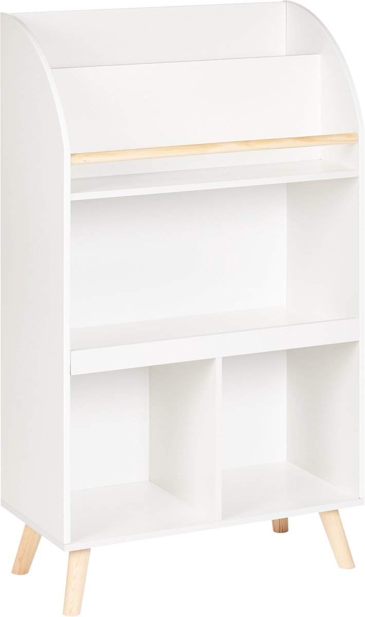 Beliani LILOET - Boekenkast met 3 planken - Wit - Hout