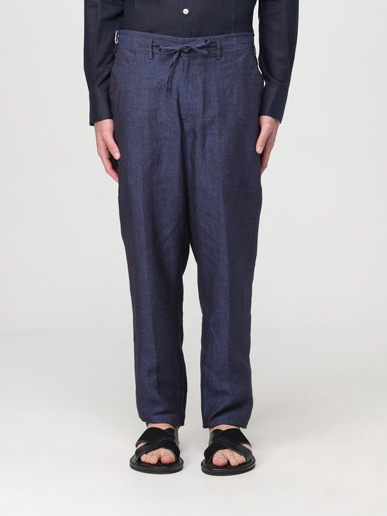 riverso RIVMarco Linnen broek voor heren, lang, regular fit, zomerbroek, vrijetijdsbroek, effen, wit, beige, olijf, blauw, zwart, S, M, L, XL, XXL, 3XL, 4XL, 5XL, 4XL