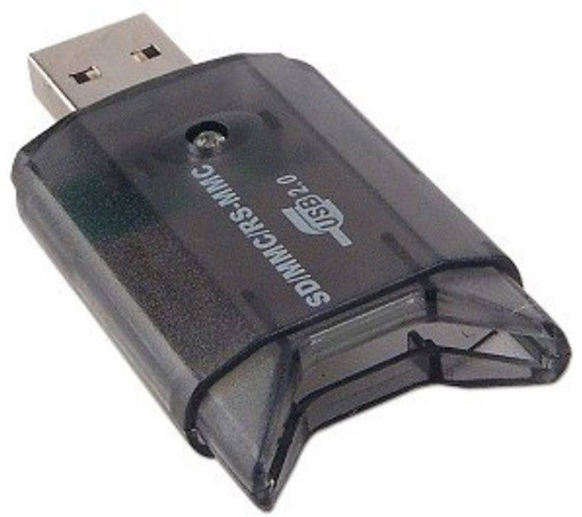 USB Cardreader met USB-A connector en 1 kaartsleuf - voor SD/MMC - USB2.0