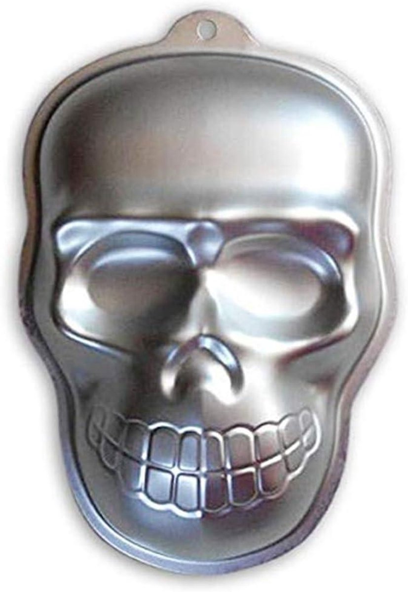 Daity 3D schedel cakevorm Halloween aluminium bakvorm antiaanbak DIY bakgereedschap