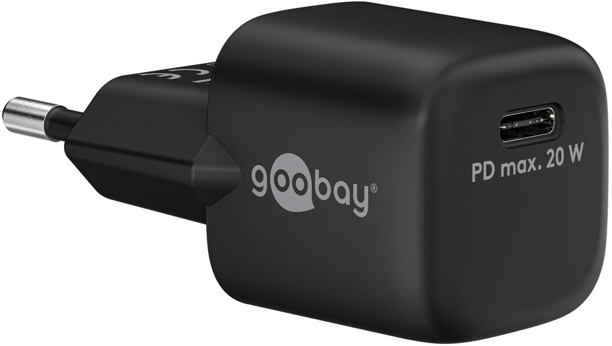 Goobay 65403 oplader voor mobiele apparatuur Universeel Zwart AC Snel opladen Binnen