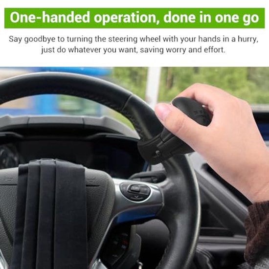 360° Antislip Stuurwiel Spinner voor Auto, SUV en Vrachtwagen — afbeelding 3