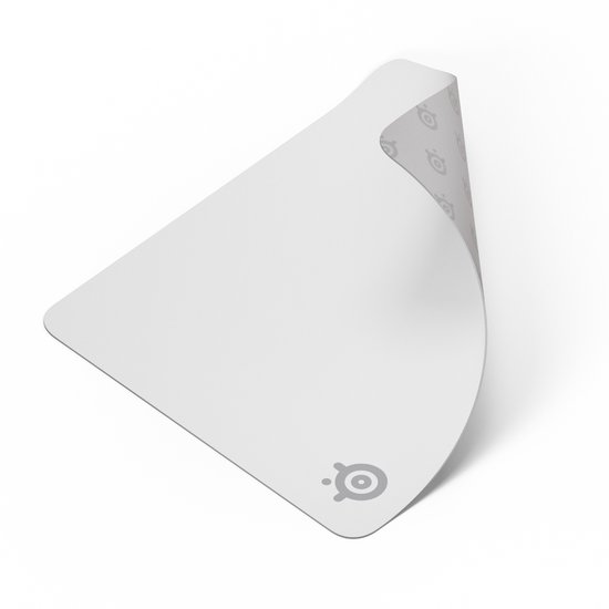 SteelSeries QcK Large Gaming Mousepad — 490 mm x 420 mm — White