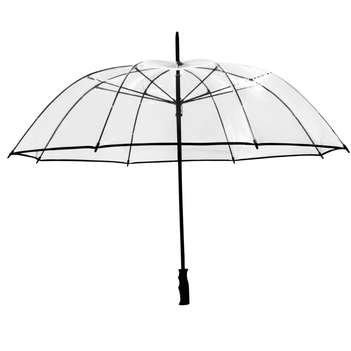 Falconetti Bruiloft paraplu - windproof - transparant - 110 cm - extra sterk - bruid/bruidegom
