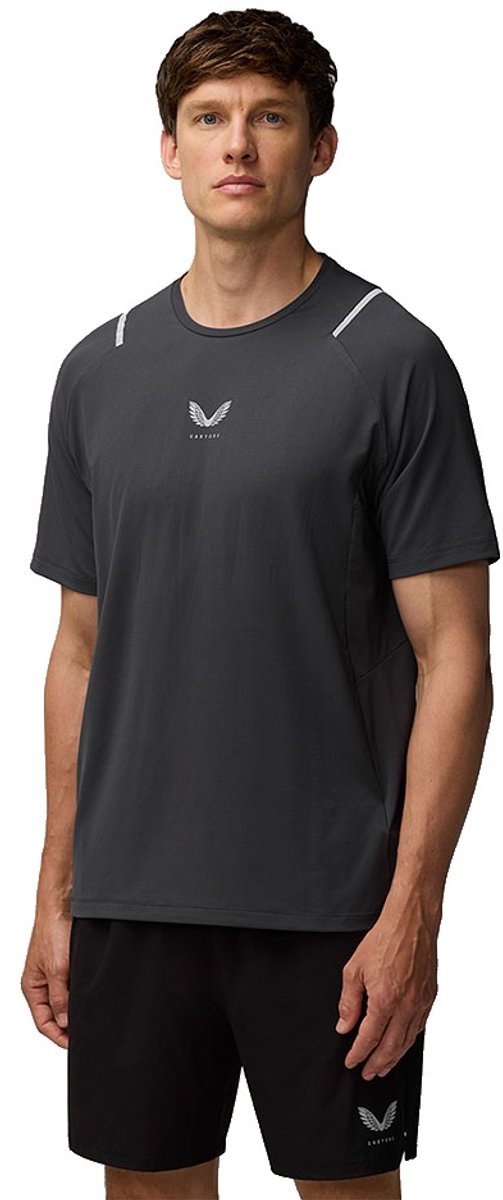 Castore Apex T-shirt Met Korte Mouwen Grijs S Man