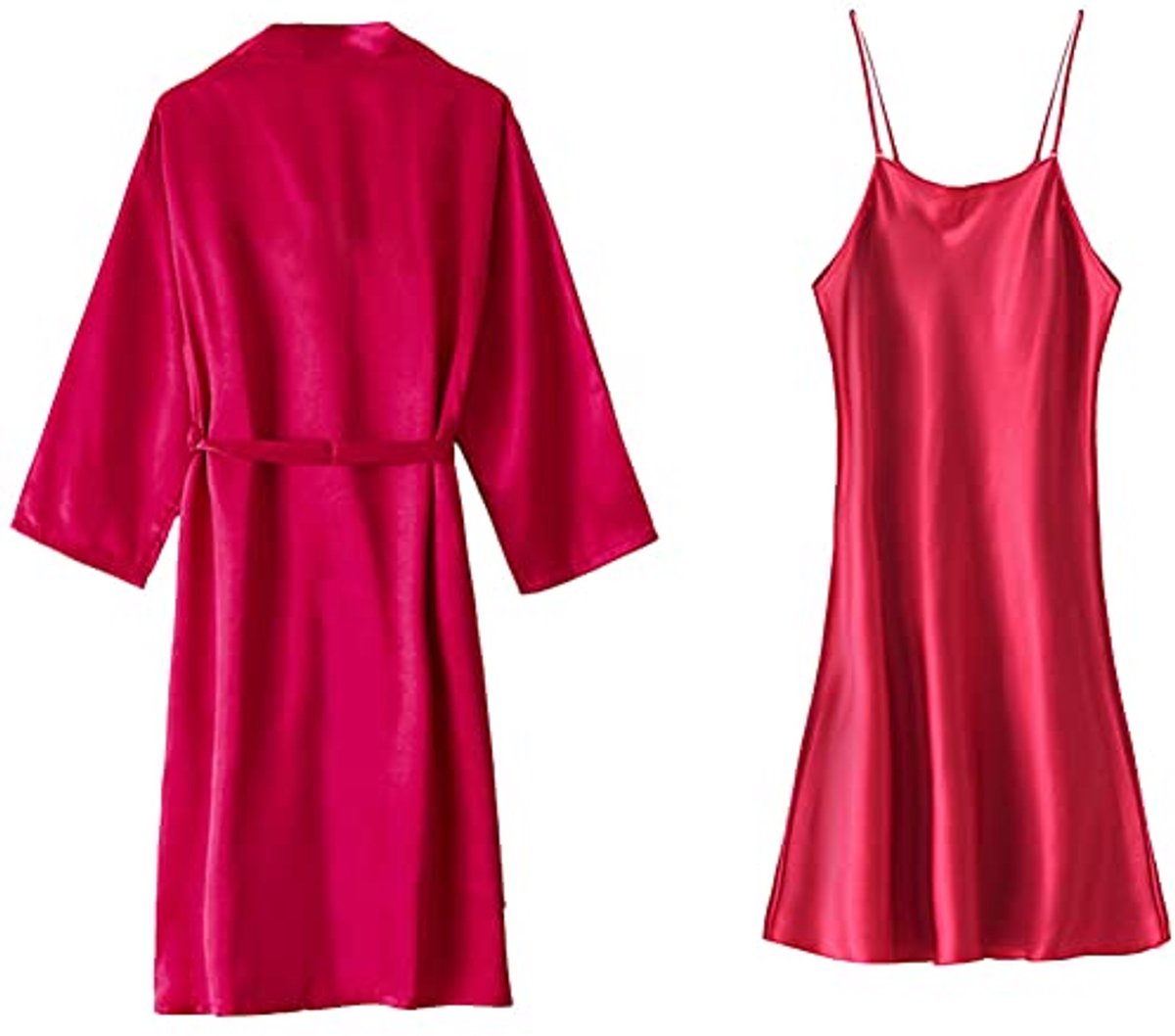 Satijnen Kimono Robes voor Bruidsmeisjes en Dames - Ochtendgewaden en Nachtkleding