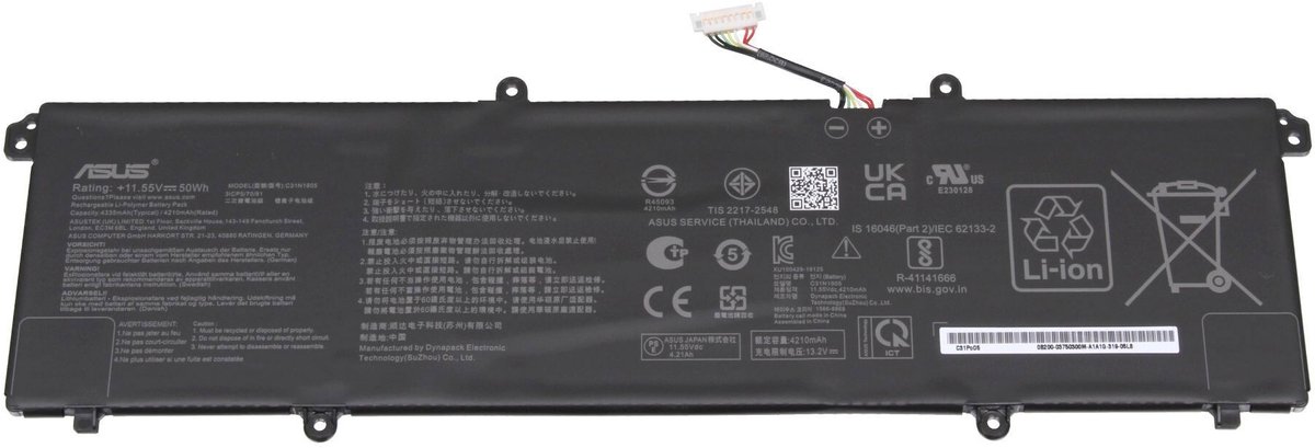 Asus 0B200-03580200 Batterij - 50Wh