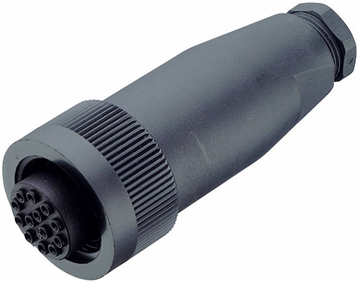 binder 99-0718-00-13 Ronde connector Koppeling, recht Totaal aantal polen: 12 + PE Serie (ronde connectoren): 694 1 stu