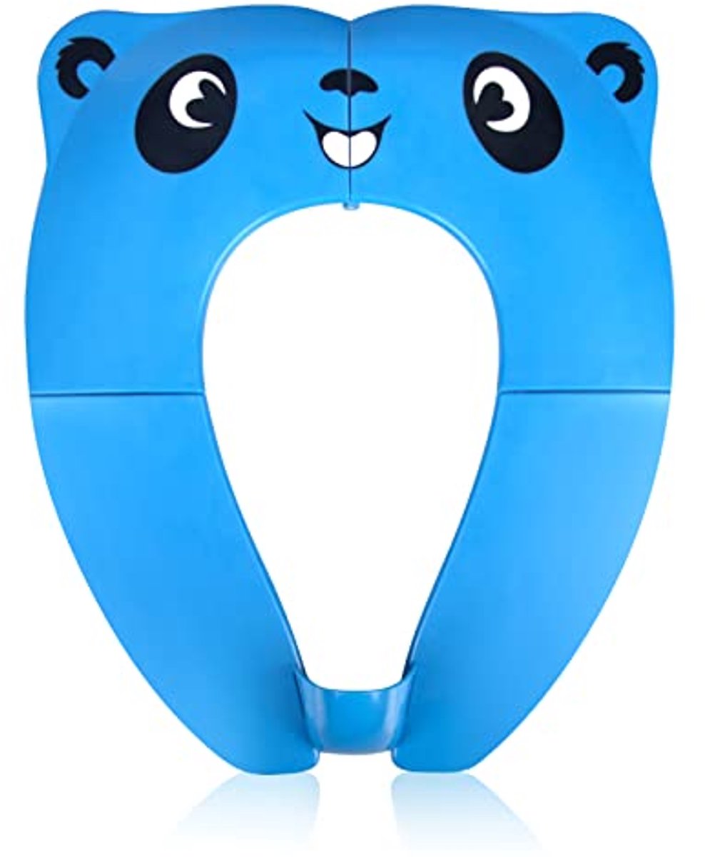 Opvouwbare Babytoiletbril voor Kinderen - Draagbaar en Hygiënisch met Antislip Pads