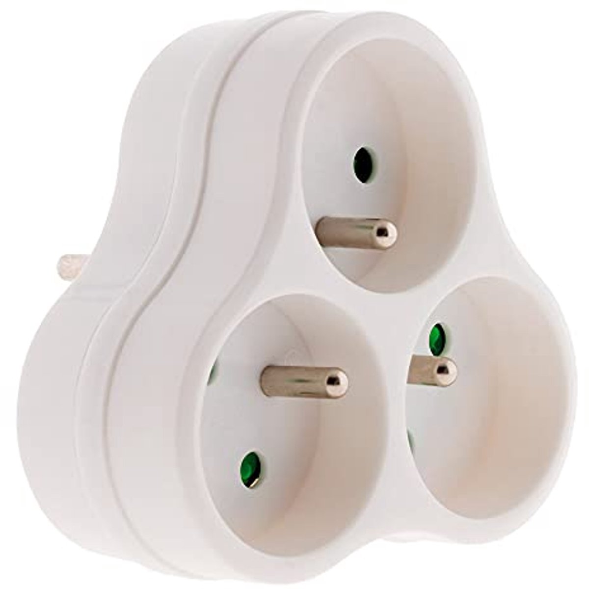 3x16A Driehoekige Zij-uitgang - Klemmen + Aarding