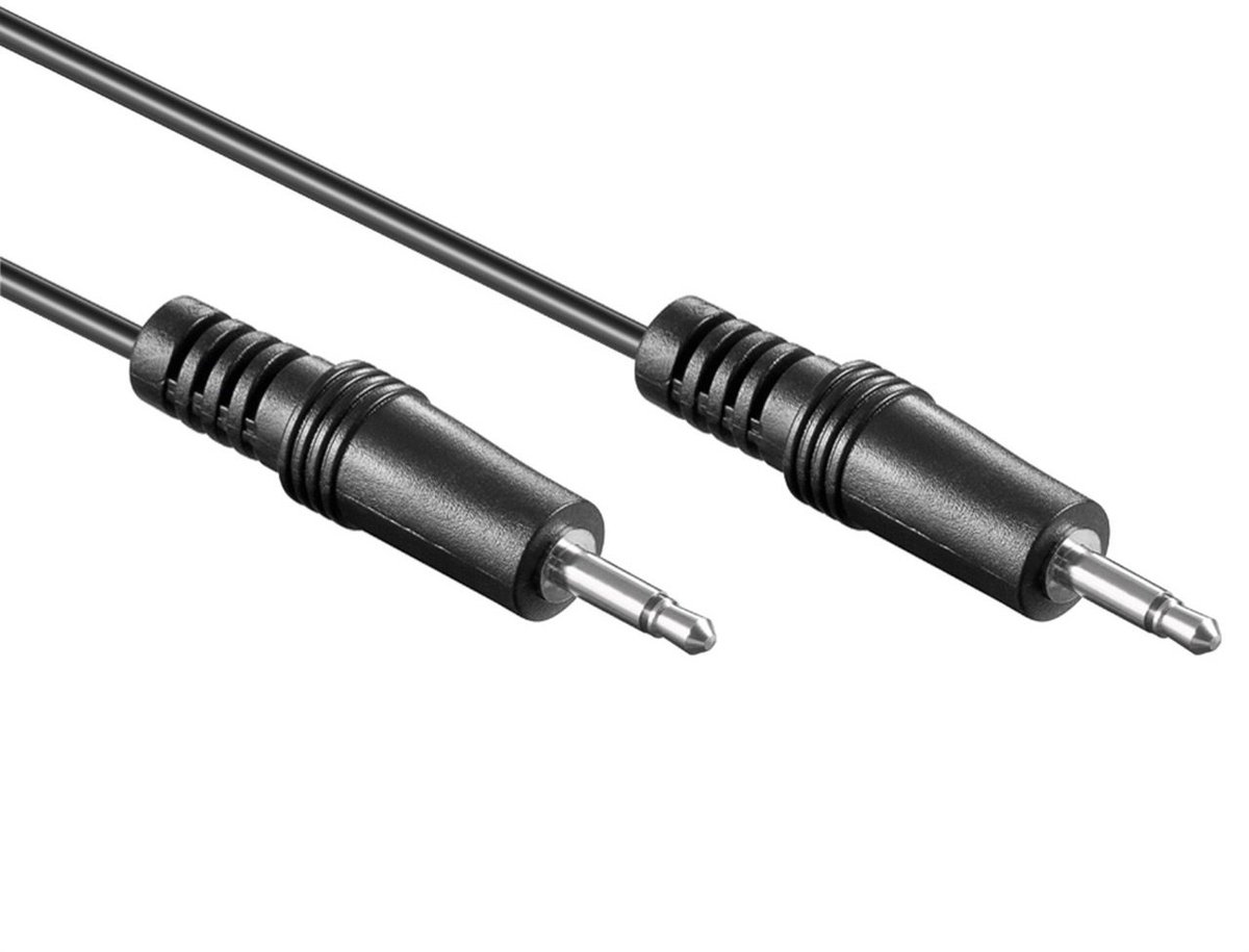 Image of 3,5mm Jack mono audio kabel - zwart - 1,2 meter