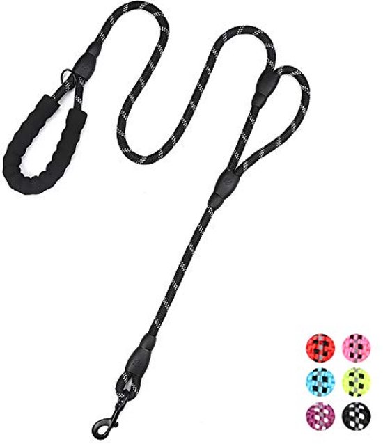 HAPPY HACHI hondentrainingslijn 3m, extra lange riem hondenriem, sterke nylon hondentrainingsriem voor hondenpuppy terugroepen van huisdieren HAPPY HACHI hondentrainingslijn 3m, extra lange riem hondenriem, sterke nylon hondentrainingsriem voor hondenpuppy terugroepen van huisdieren