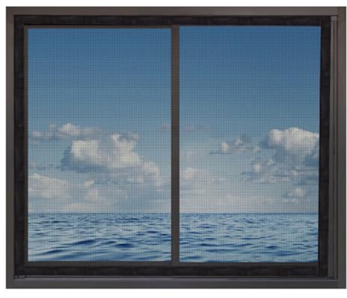 Vliegenhor voor Ramen 60x130cm - Opvouwbaar Vliegengordijn met Duurzaam Gaas