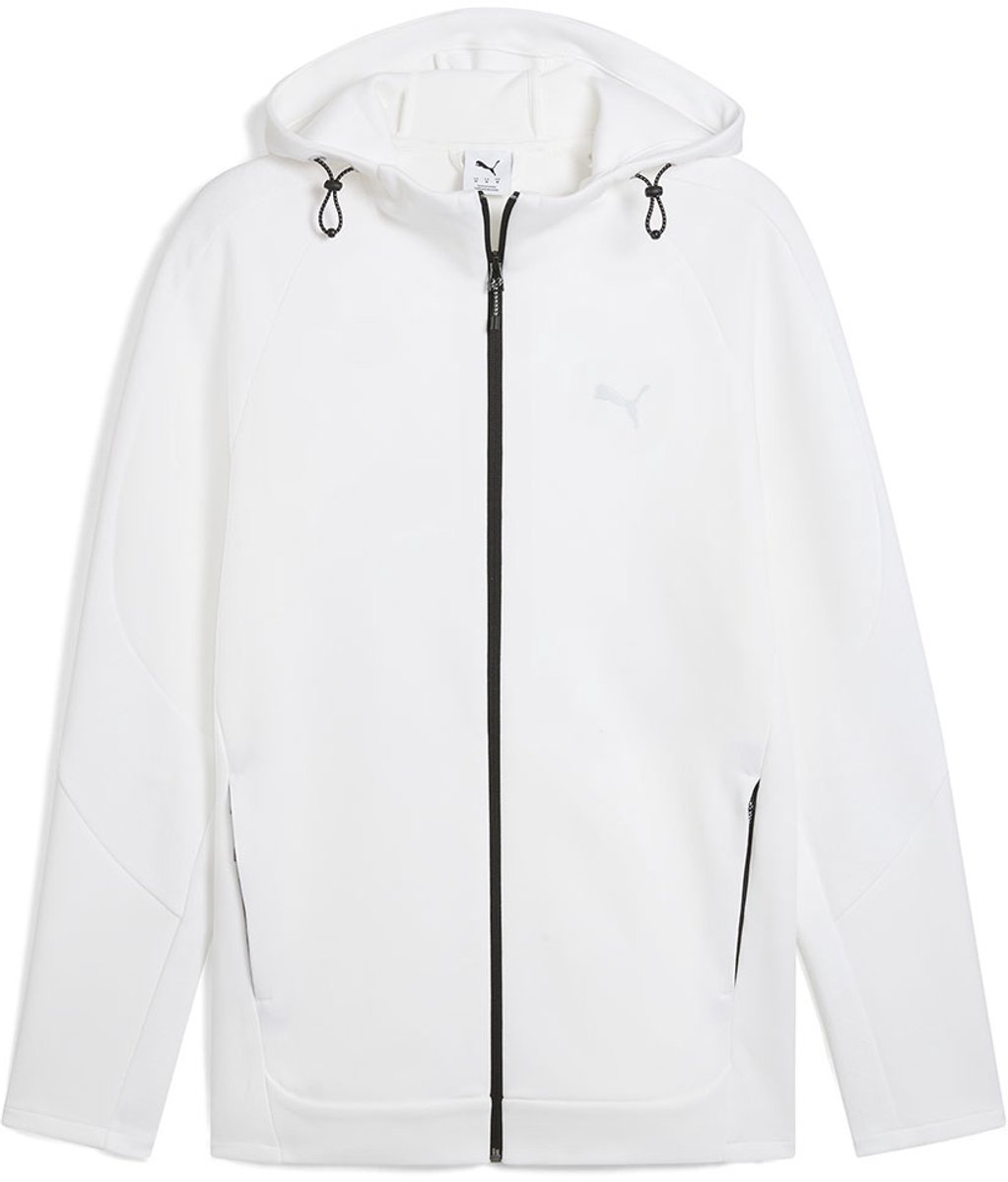 Puma Evostripe Sweatshirt Met Rits XS Man Vrouw Wit