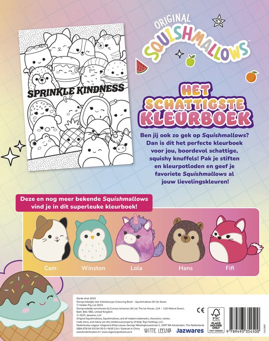 Squishmallows - Het officiële Squishmallows kleurboek