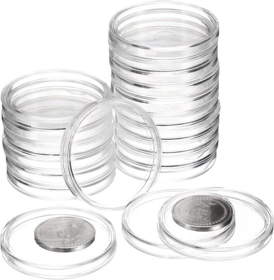 Osco APP-3 ronde pennenhouder van helder acryl, kleurloos, 70 mm x 75 mm x 102 mm