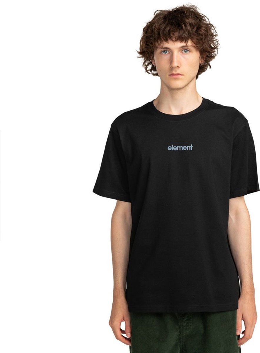 Element Simple Logo T-shirt Met Korte Mouwen L Man Zwart