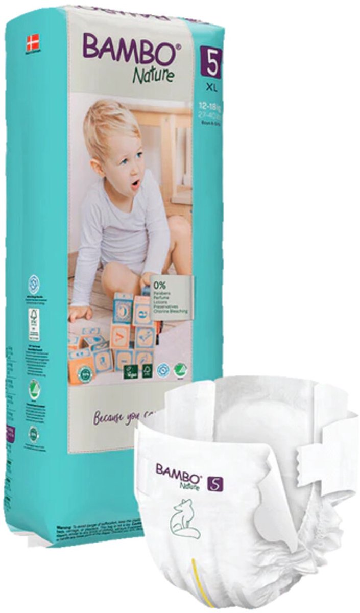 BAMBO Nature luiers maat 5 | 88 stuks
