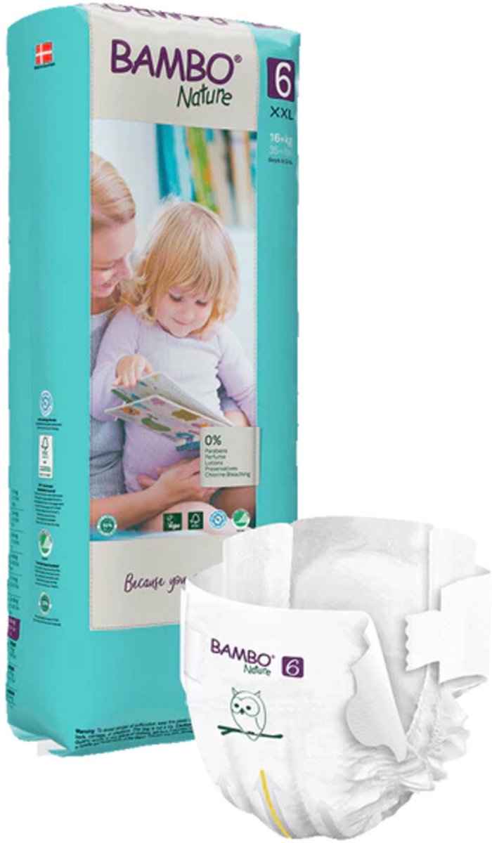 BAMBO Nature luiers maat 6 | 80 stuks