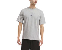 Reebok No Matter The Test Gfx T-shirt Met Korte Mouwen Grijs L Man