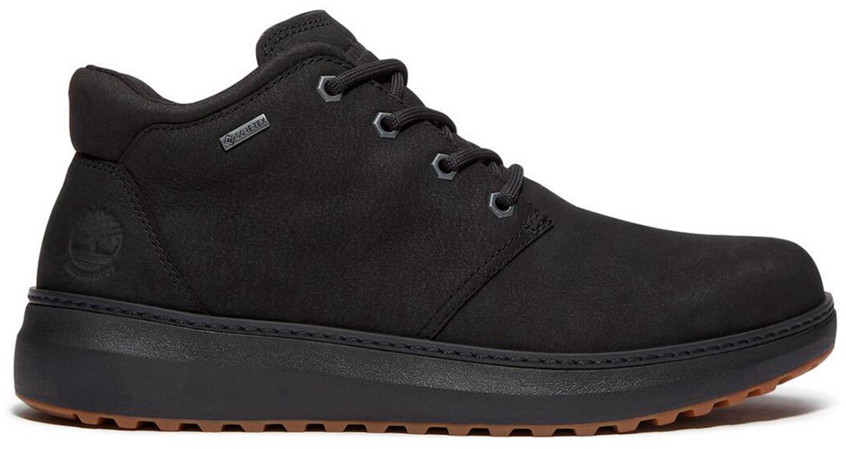 Timberland Hudson Road Mid Lace Up Goretex Chukka Laarzen 1/2 Man Zwart