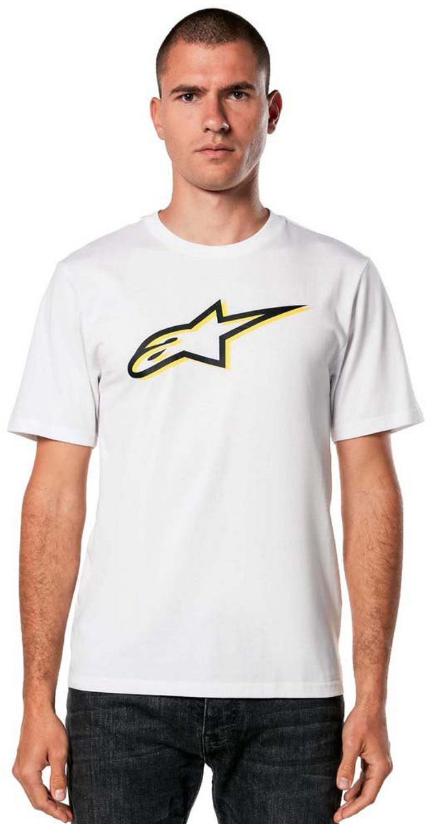 Alpinestars Ageless Shadow T-shirt Met Korte Mouwen Wit S Man