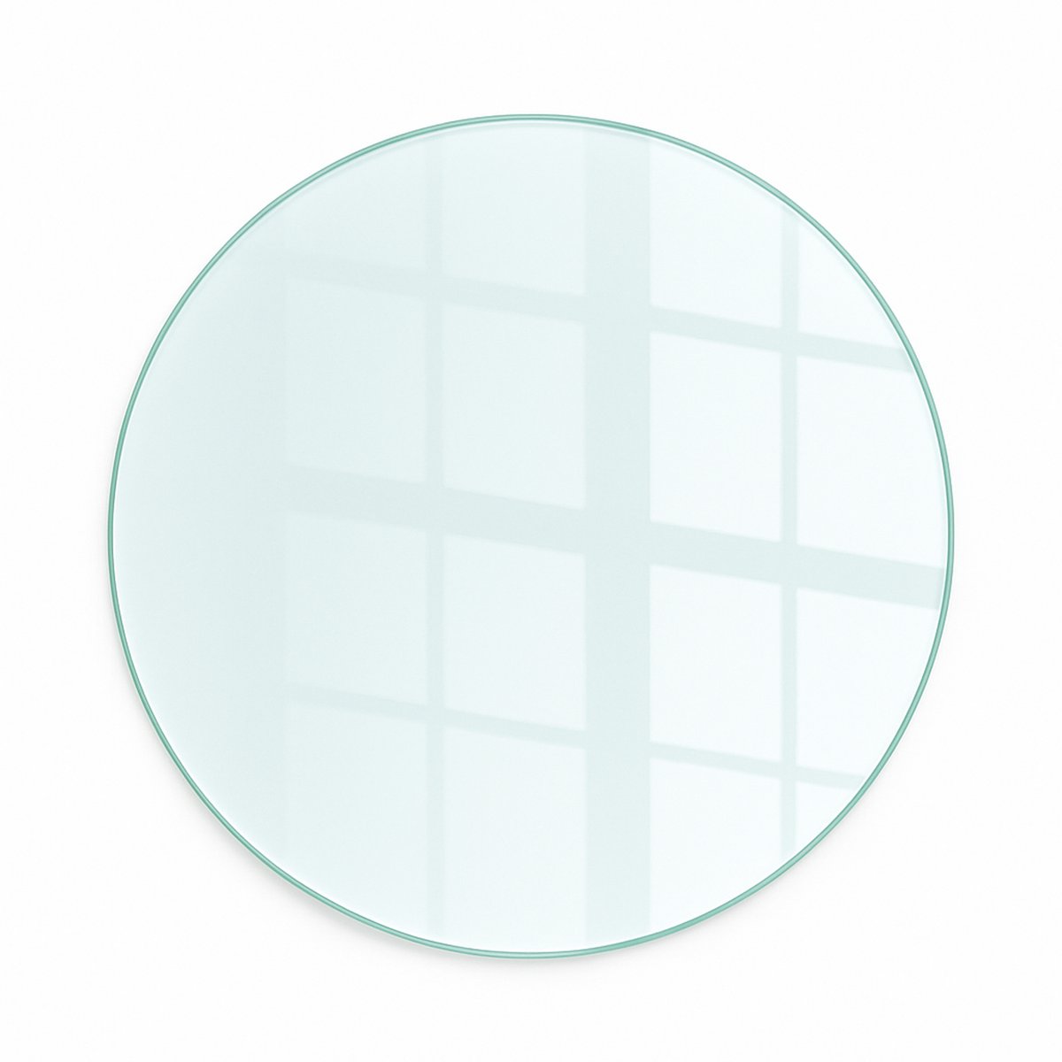 Wallfluent Transparant Kachel Vloerplaat - Ronde Vloerplaat Voor Kachel - 50 cm - Ronde - Vloerplaat Voor Houtkachel